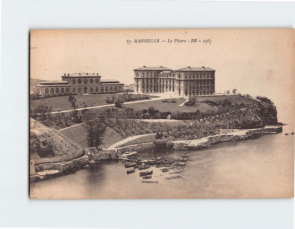 Postcard Le Pharo Marseille France