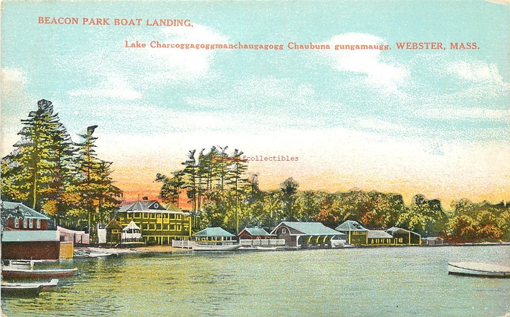 MA, Webster, Massachusetts, Beacon Park, Boat Landing