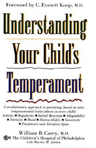 Understanding Your Child's Temperament - Hardcover By Carey, William B. - GOOD