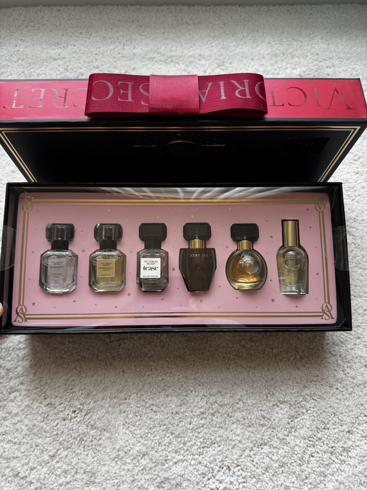 NEW Victoria's Secret Fragrance Discovery Set - 6 Mini Eau de Parfum Gift Box