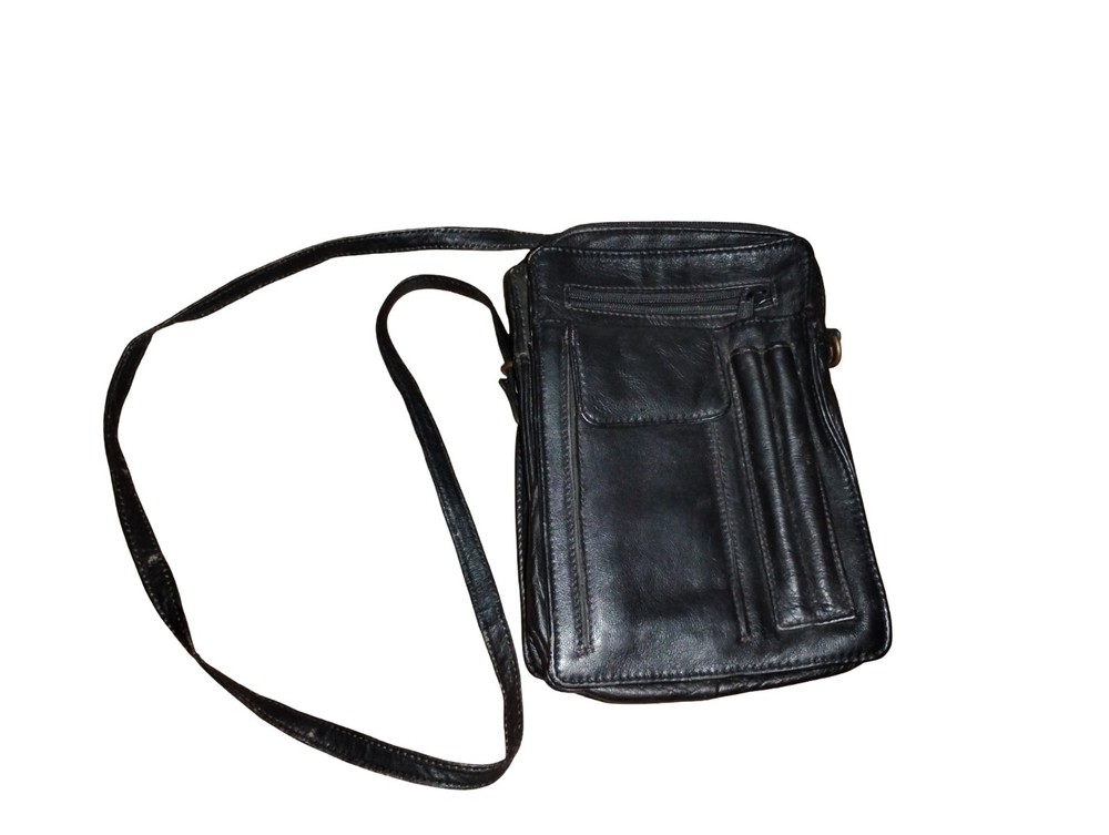 Vintage Wilson's Genuine Leather Small Travel Business Bag Made In India