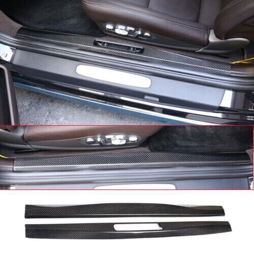 Porsche 718 911 Dry Carbon Fiber Door Sill Scuff Guard Cover
