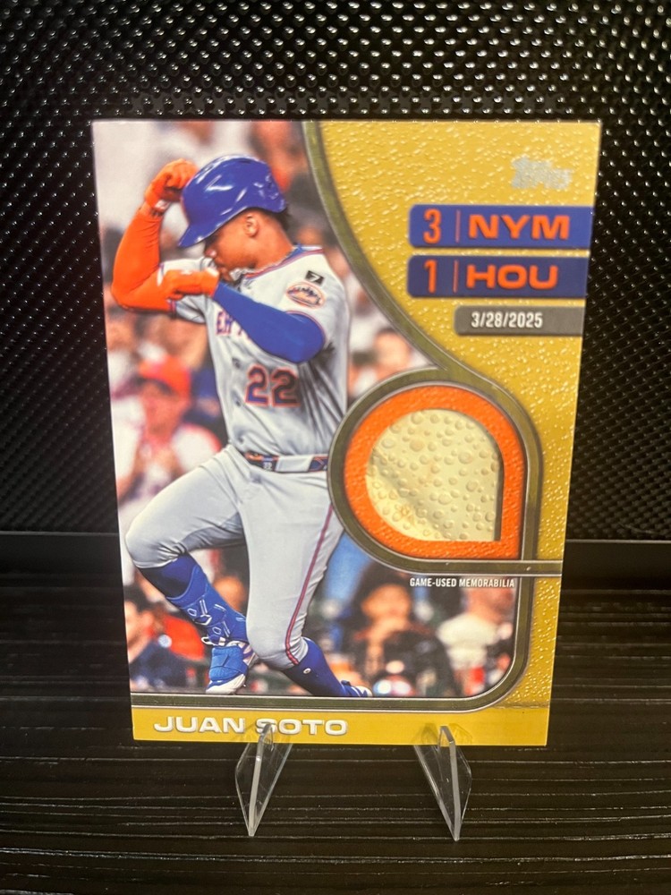 2026 Topps Series 2 Juan Soto #RTB-SOTO Rounding the Bases Gold /50 Mets