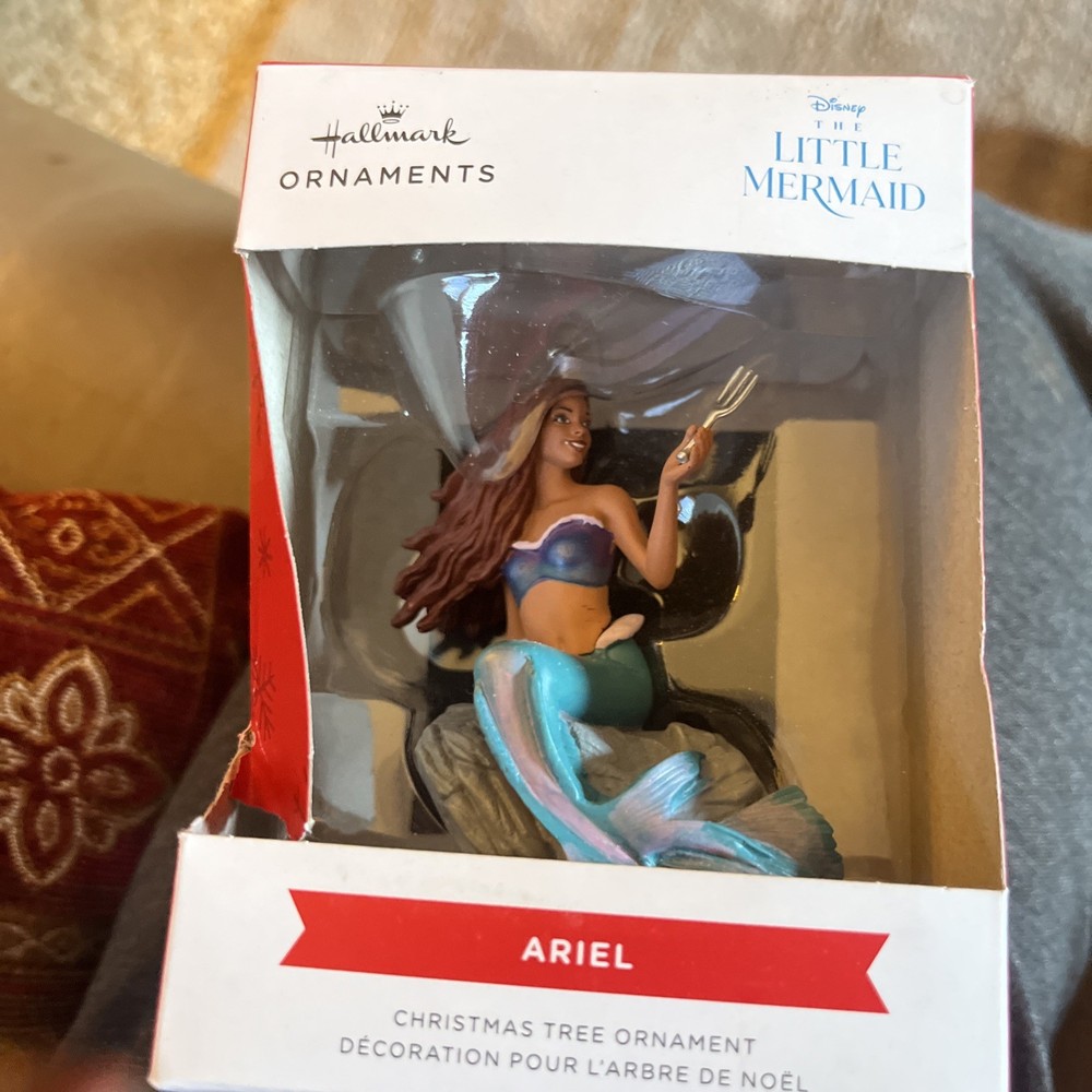 Hallmark Disney The Little Mermaid Live Action Ariel Christmas Ornament