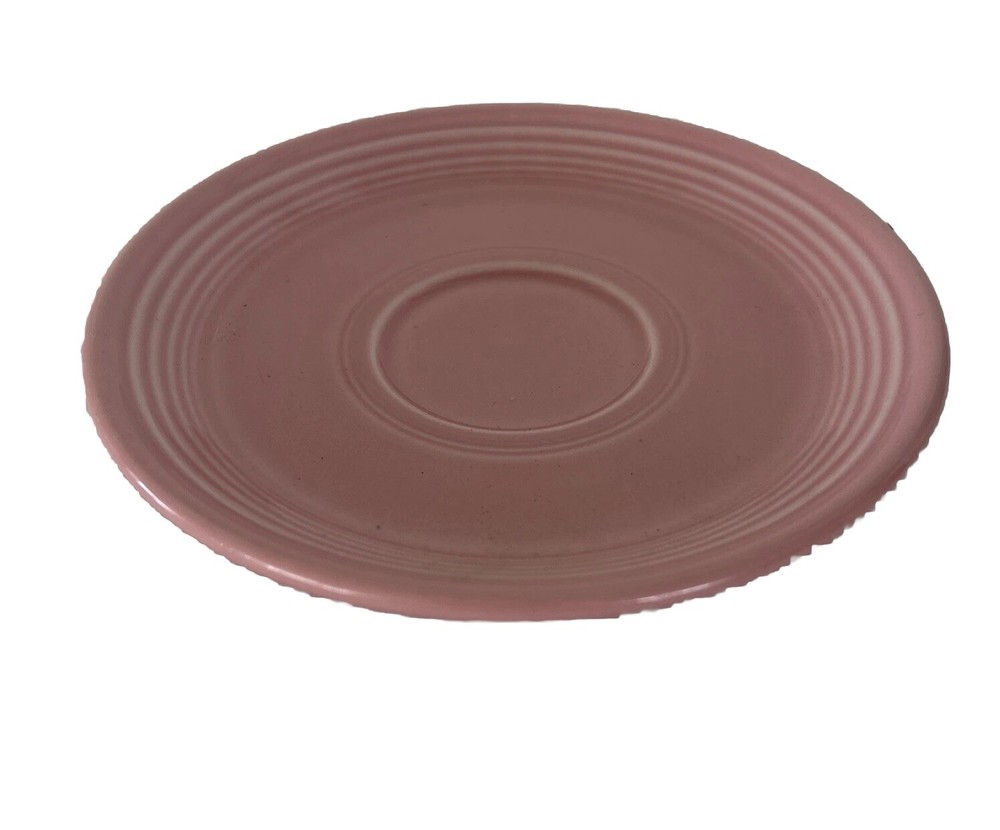 Fiesta 6” Saucer Plate FLAMINGO PINK FIESTAWARE Homer Laughlin RETIRED!