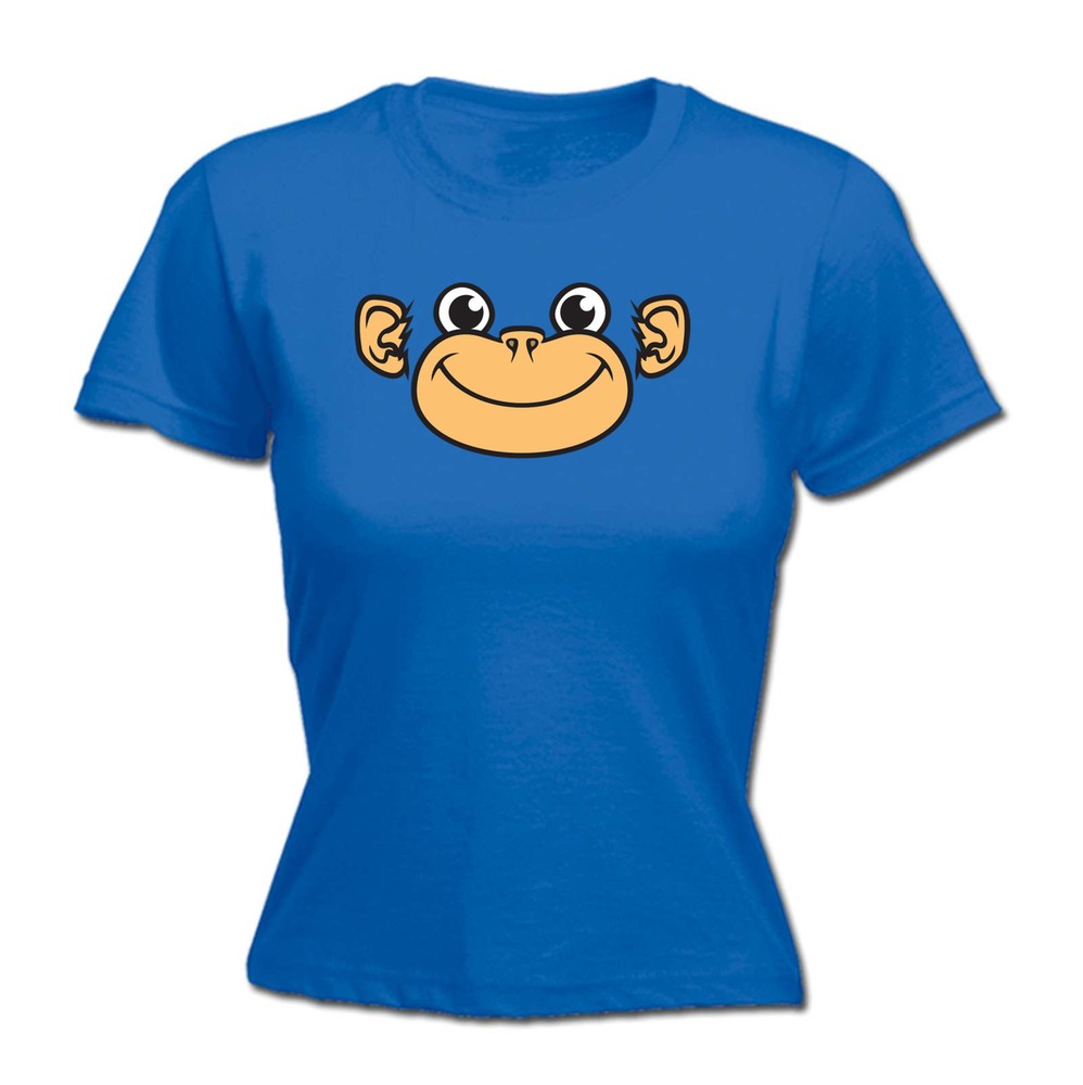 Monkey Ani Mates - Womens T Shirt Funny T-Shirt Novelty gift tshirt