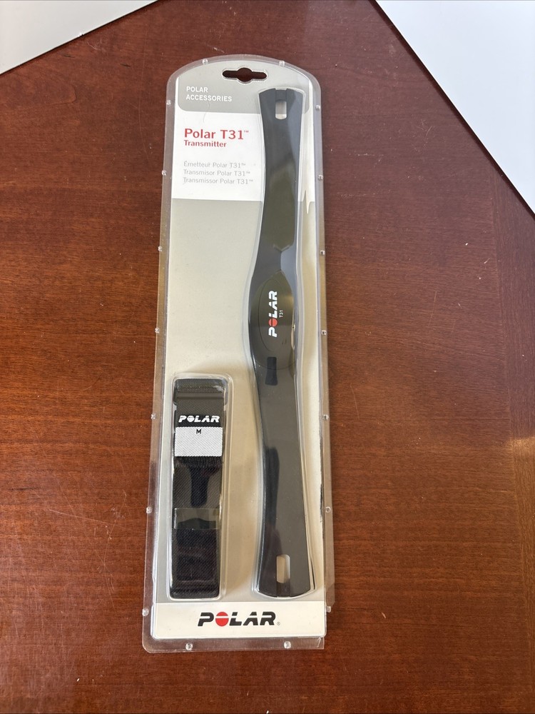 Polar T31 Chest Transmitter Heart Rate Monitor W/ Elastic Strap Size Medium NEW