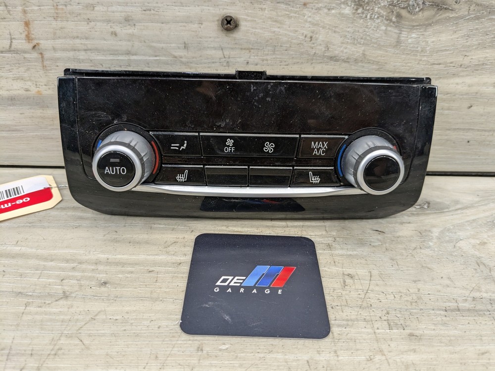 OEM BMW G30 F90 M5 A/C Rear Heater Climate Control Switch Panel Black 17-22