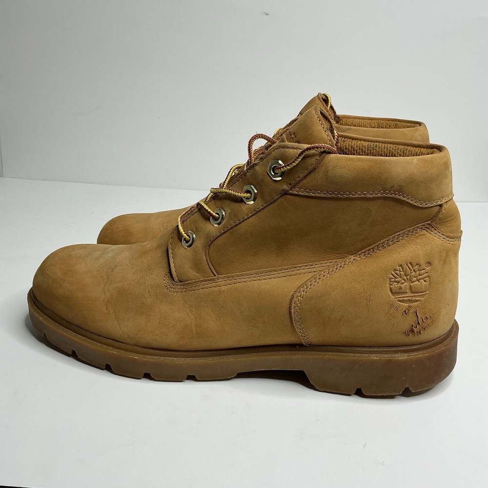 Timberland Men's Waterproof Chukka Boots in Classic Tan Nubuck for Work