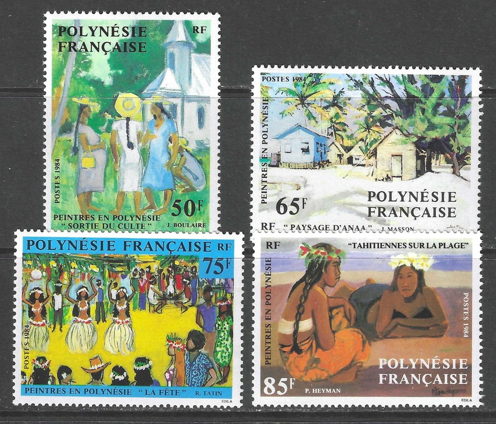 French Polynesia # 404 - 407 MNH PO Fresh Cmplt Set!  ('25 SCV $6.80)