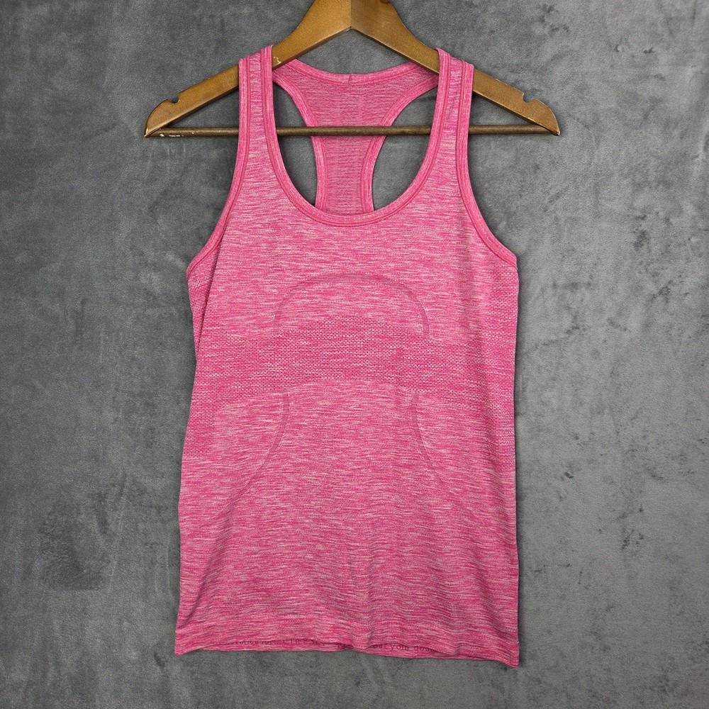 Lululemon W1F10S Women’s Swiftly Tech Racerback Tank – Heathered Pink Paradise