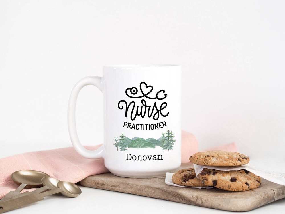 Personalized Nurse Practitioner Mug Custom Np Gift Nurse Practitioner Gift Dnp
