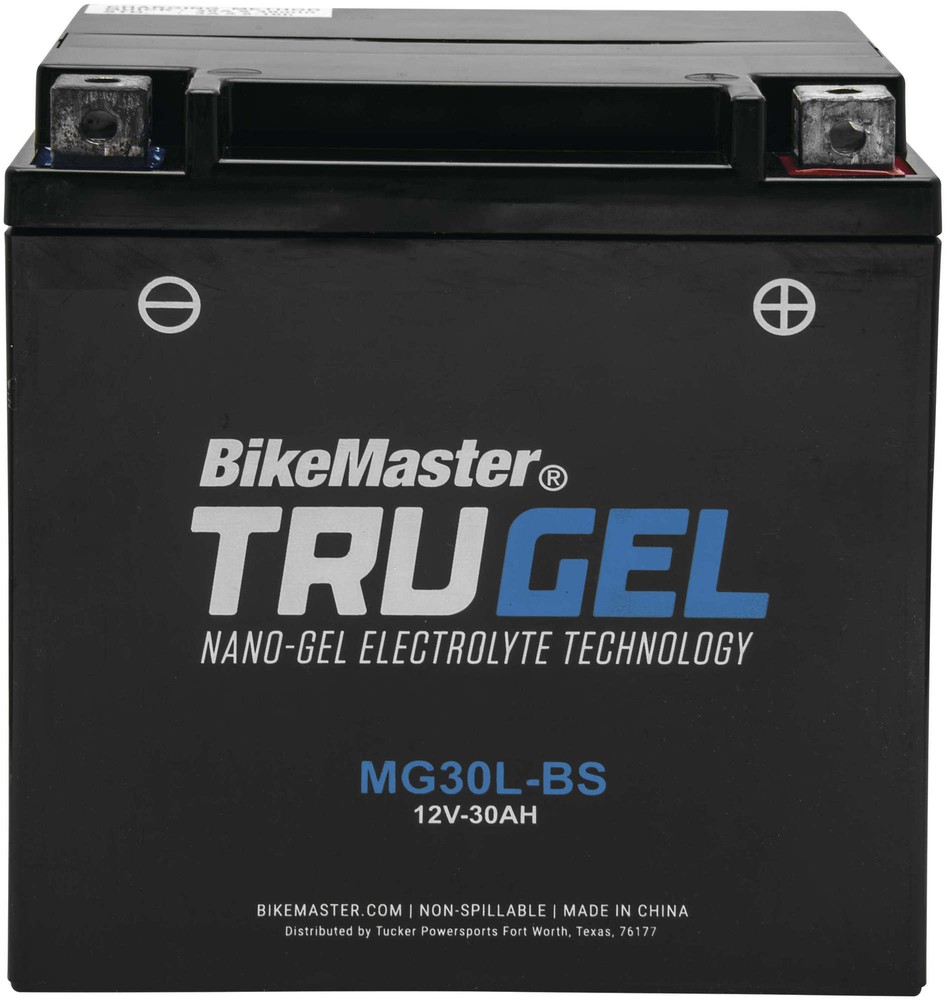 TruGel MG30L-BS Gel Cell Battery BikeMaster 780528 Replaces YIX30L