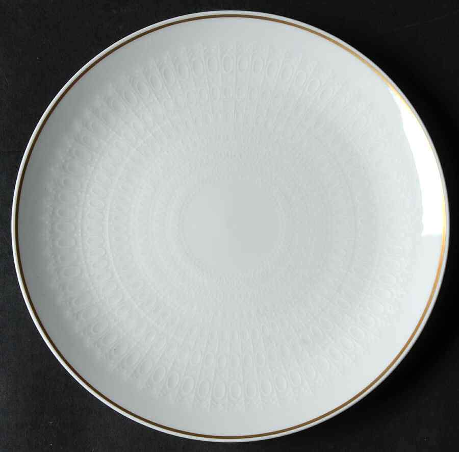 Rosenthal - Continental Motif Gold Band Salad Plate 536329