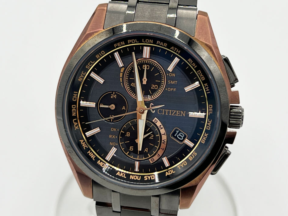 Citizen Atessa Eco-Drive Men's Watch Solar Radio Titanium H804-T021395 B Rank