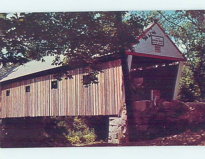 Unused Pre-1980 COVERED BRIDGE South Andover - Near Rumford Maine ME H7827