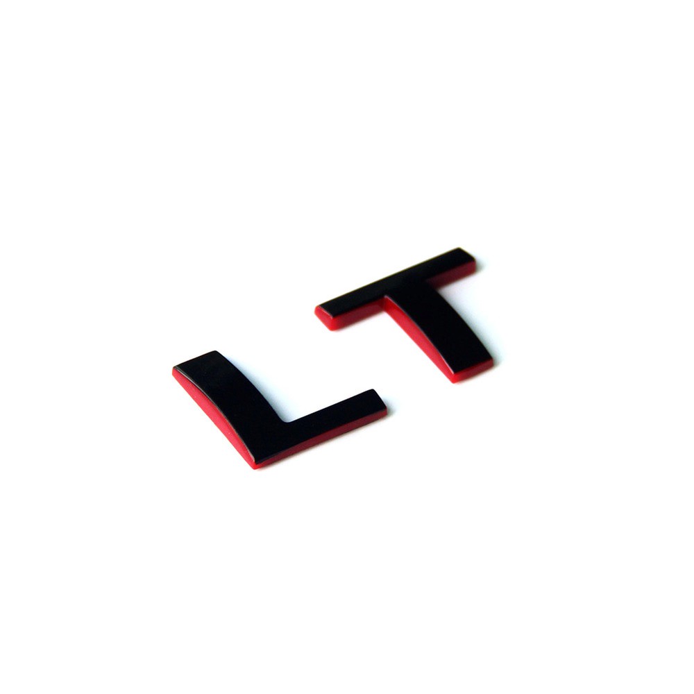 1x OEM LT Emblem Badge 3D fits Silverado 1500 BK RedLine