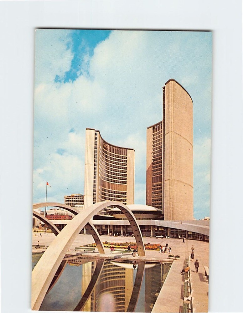 Postcard The City Hall Toronto Ontario Canada