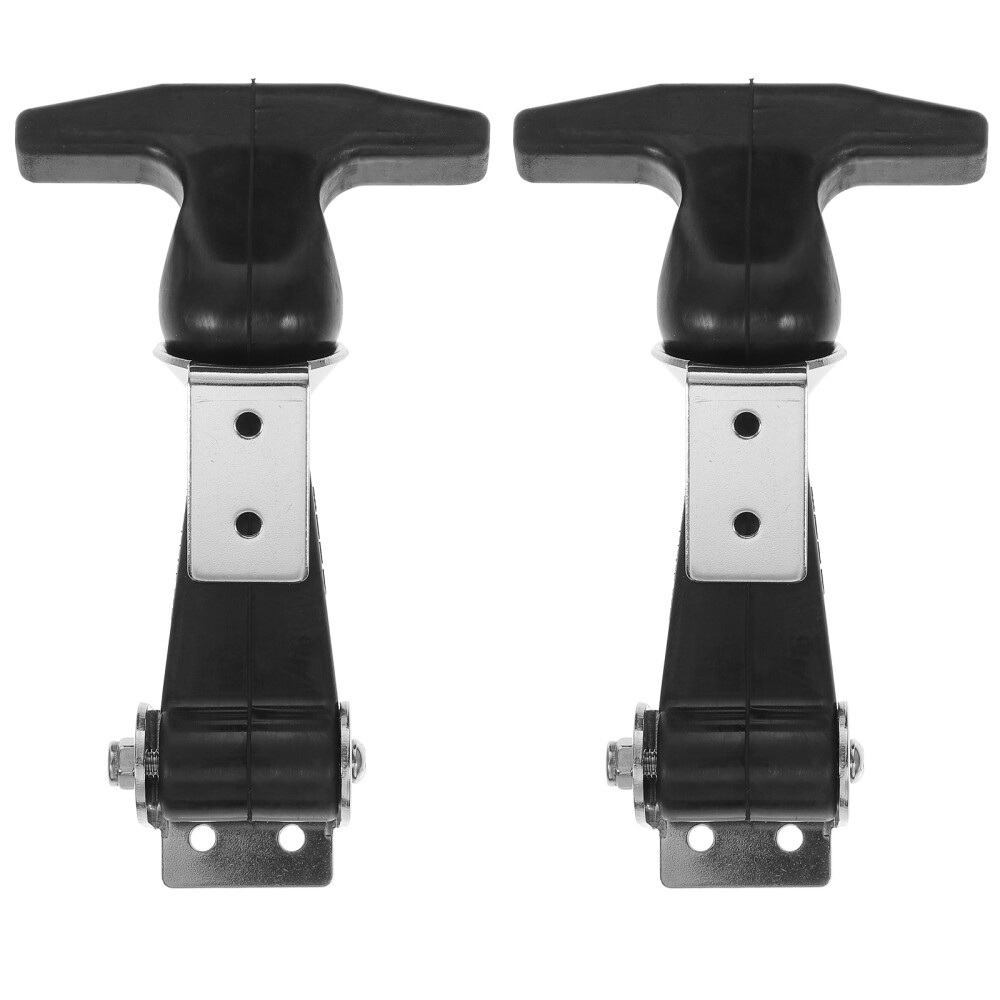 2pcs Stainless Steel Flexible T-Handle Draw Latches for Tool Box Cart