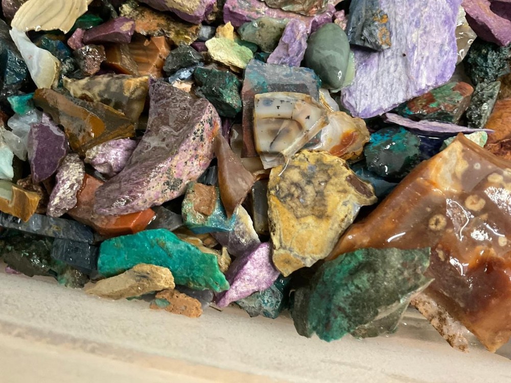 Z~ Misc Rocks & Small Slabettes 3 Lb Lot # 4