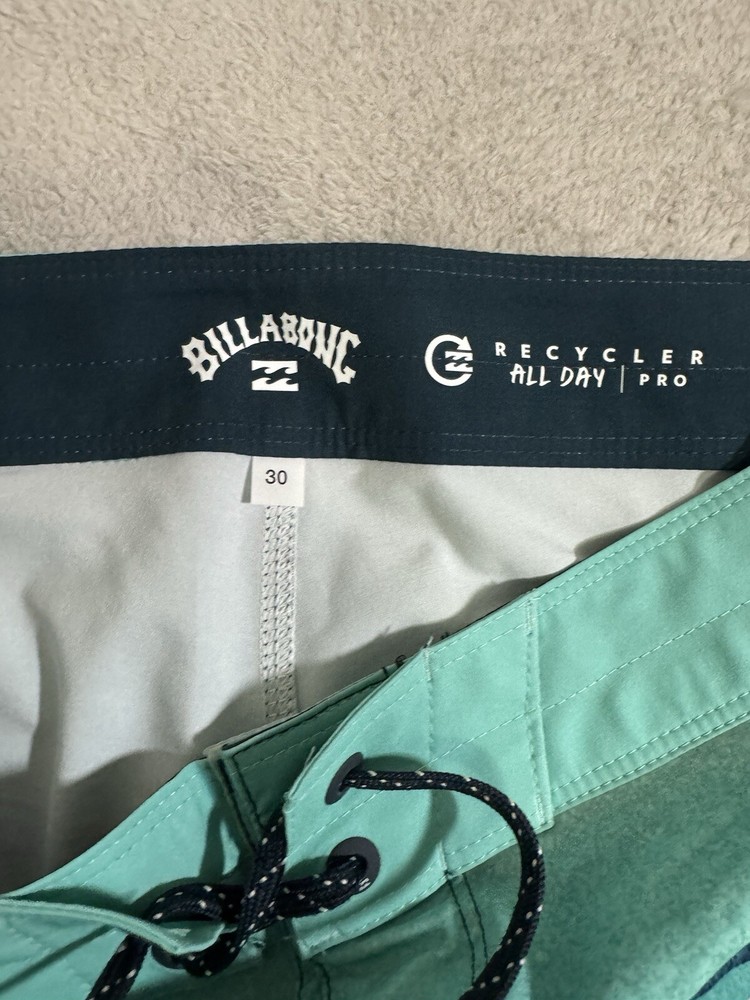 Billabong All Day Pro Blue Board Shorts Lightweight Surfing Boardies Men's W30