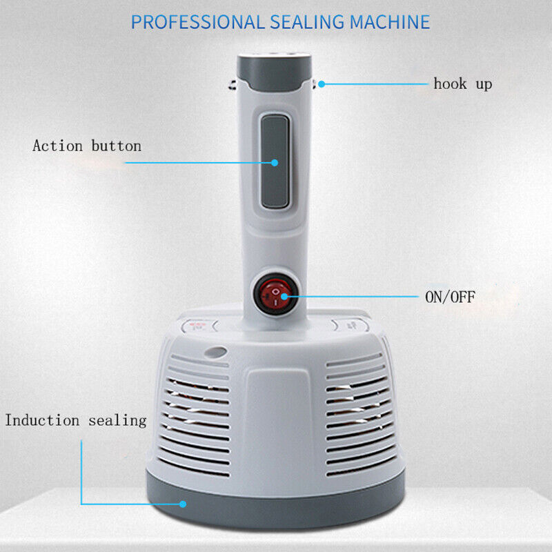 220V Induction Sealer for Plastic Bottles with Aluminum Foil Caps