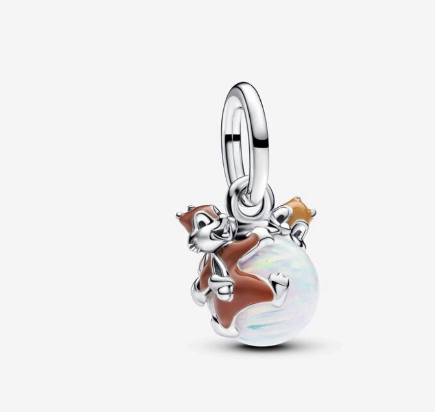 Disney Pandora Chip & Dale Dangle Charm #793532C01 Authentic