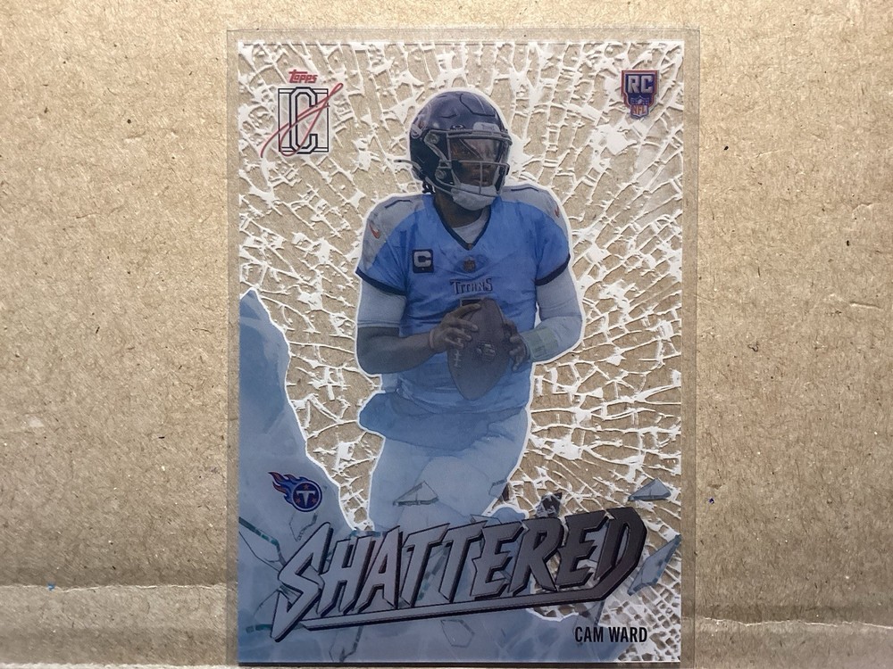 2025 Topps Signature Class Football Cam Ward Rookie Shattered SP Titans S-25 NFL