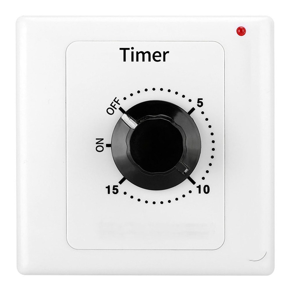 Accurate Time Control With LED Indicator AC250V 15A Mechanical Countdown Switch-image