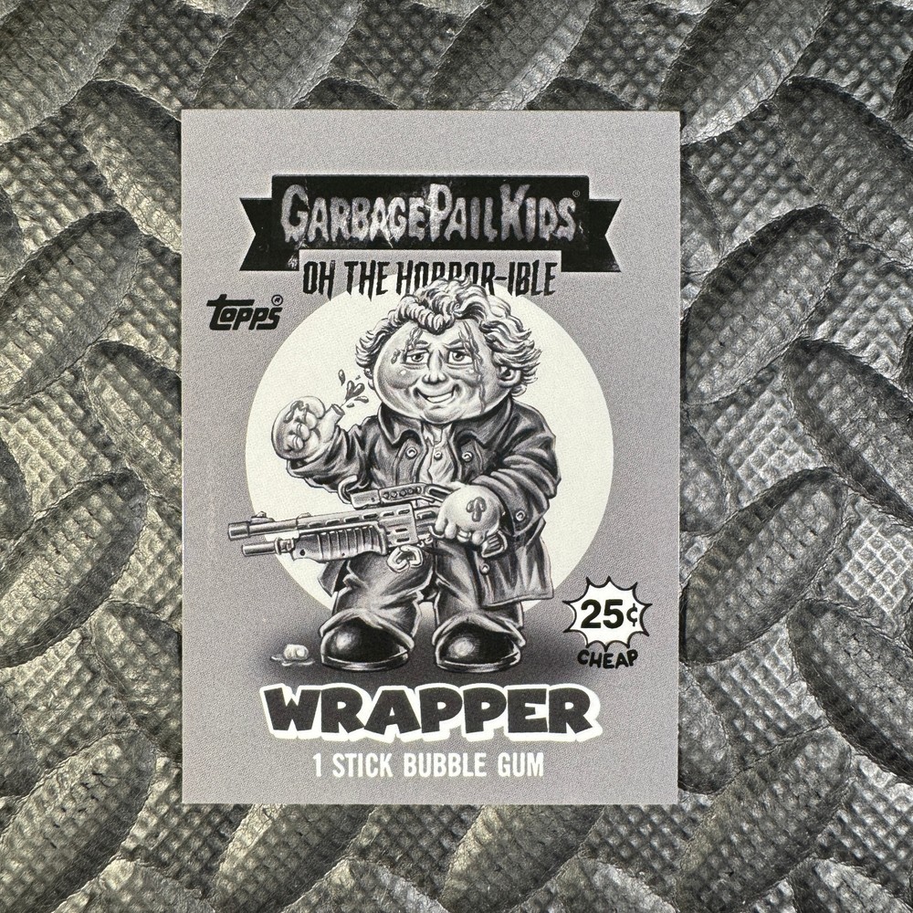 2024 Garbage Pail Kids Oh The Horror-ible Wave 6 Wrapper Card 27 Hitchiking Hank