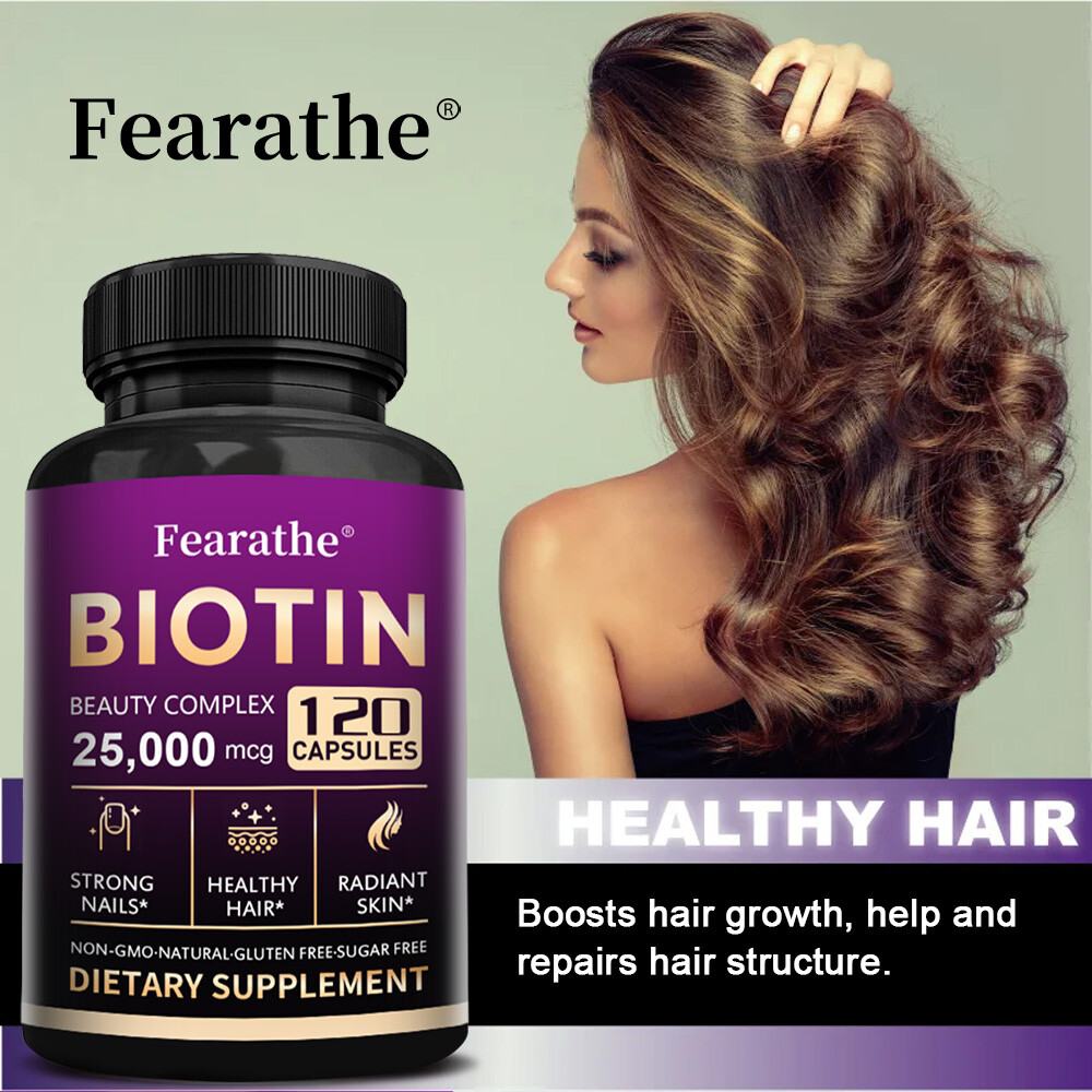 Biotin Collagen & Keratin 25,000mcg - Hair, Skin, Nails, Bone and Joint Health