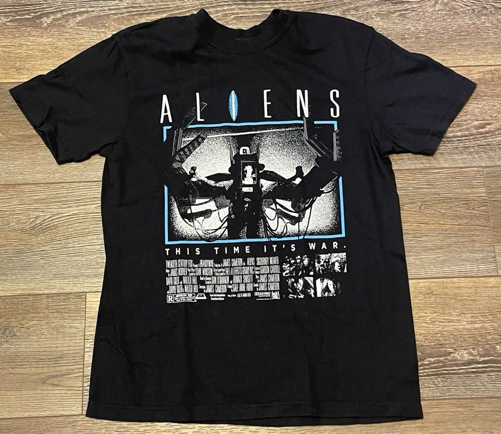 NEW Aliens Horror Movie Alien 2 Rare PROMO Graphic Tee Shirt Mens M