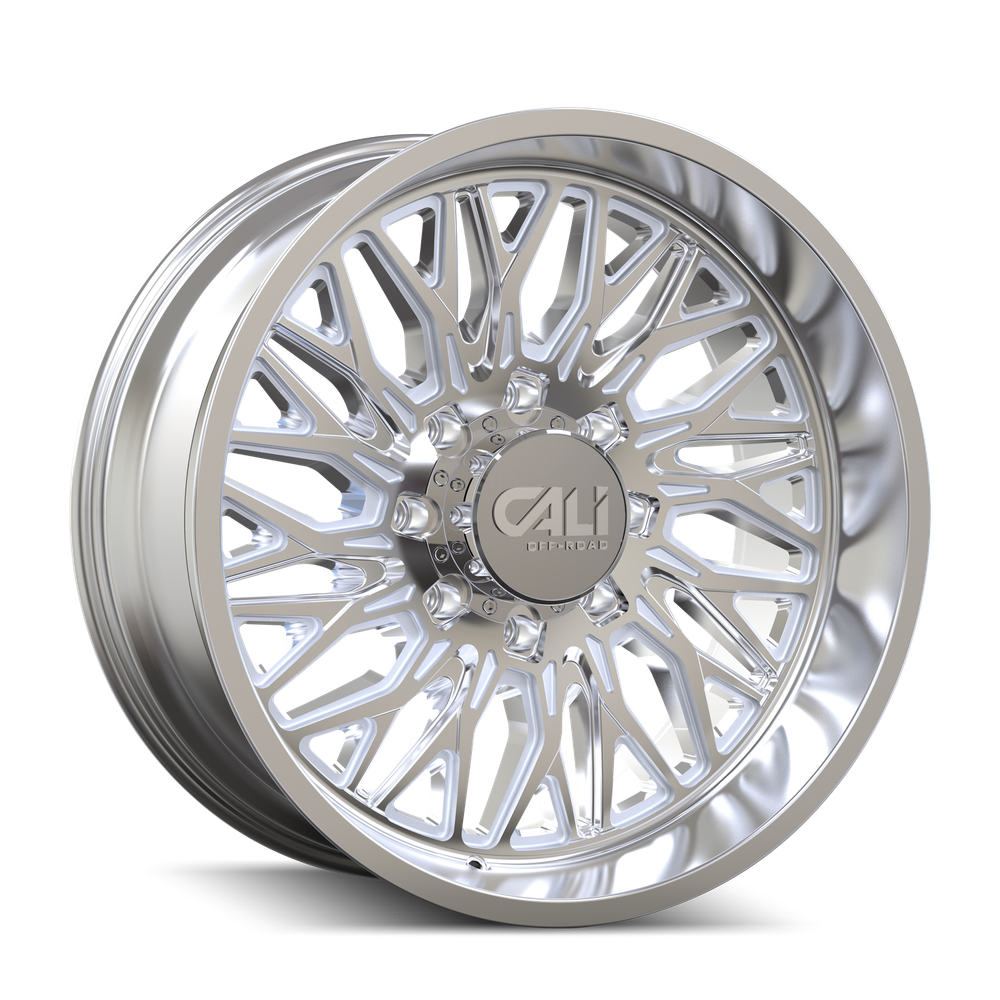 CALI OFF-ROAD CRUSHER 9118 POLISHED 22X10 8-180 -19MM 124.1MM