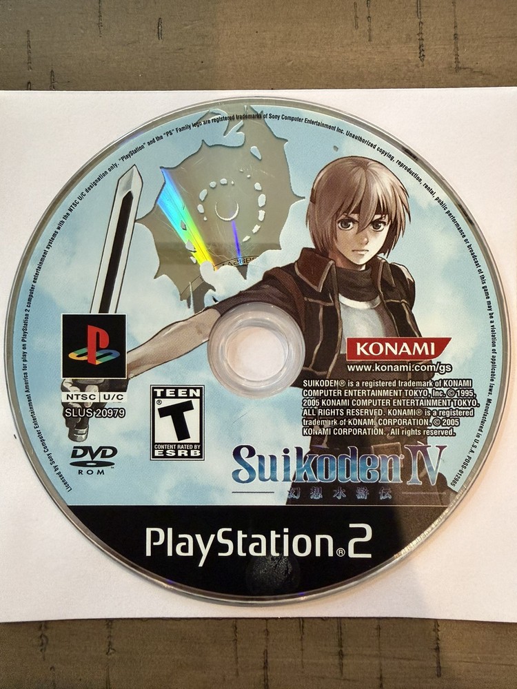 Suikoden IV 4; Loose (Sony PlayStation 2, 2005)