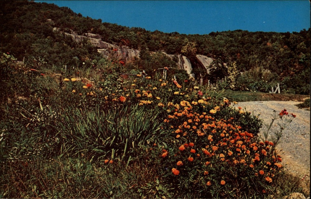 Independence Virginia ~ Grayson County ~ Slippery Rock ~ postcard sku837
