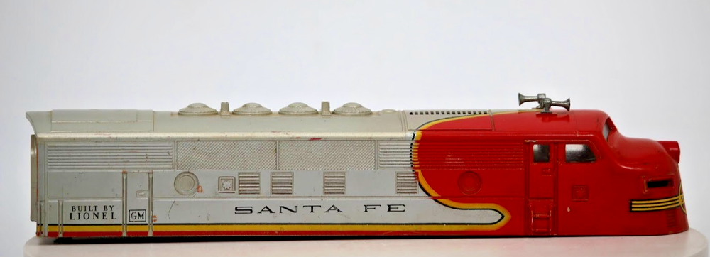 Lionel O Gauge 1:48 Santa Fe Diesel Shell Post War A Unit #2333
