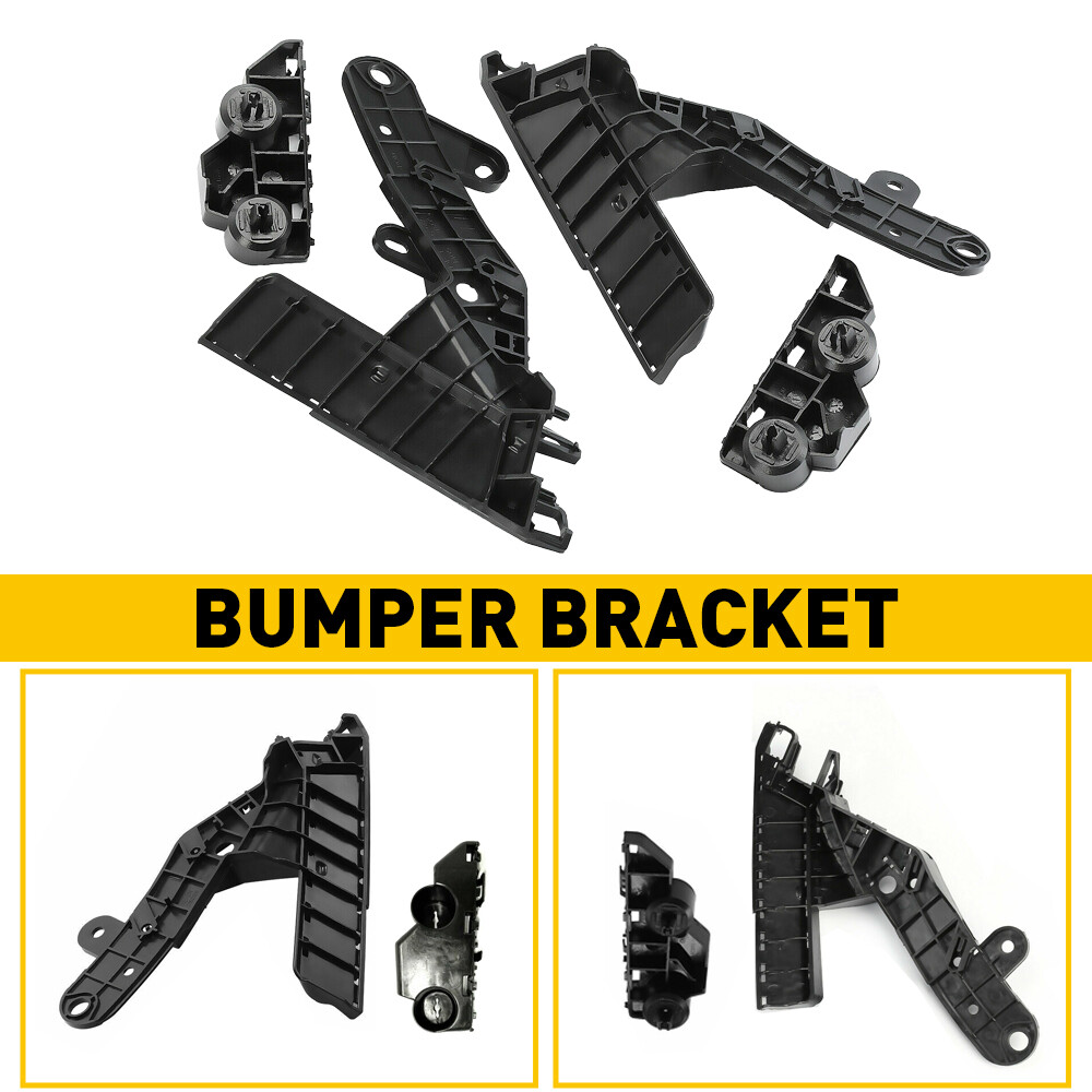 4PC Beam Mount Support For Altima Sedan 2013-2015 Bracket Bumper Retainer Front