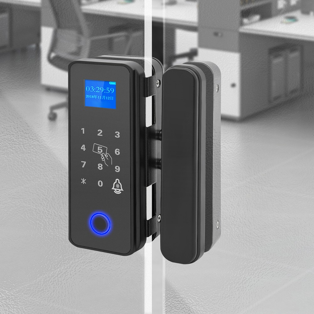 Black Smart Fingerprint Door Lock Anti-Corrosion Rustproof New US Stock