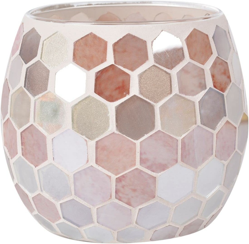 Glass Mosaic Votive Candle Holder for Tea Lights