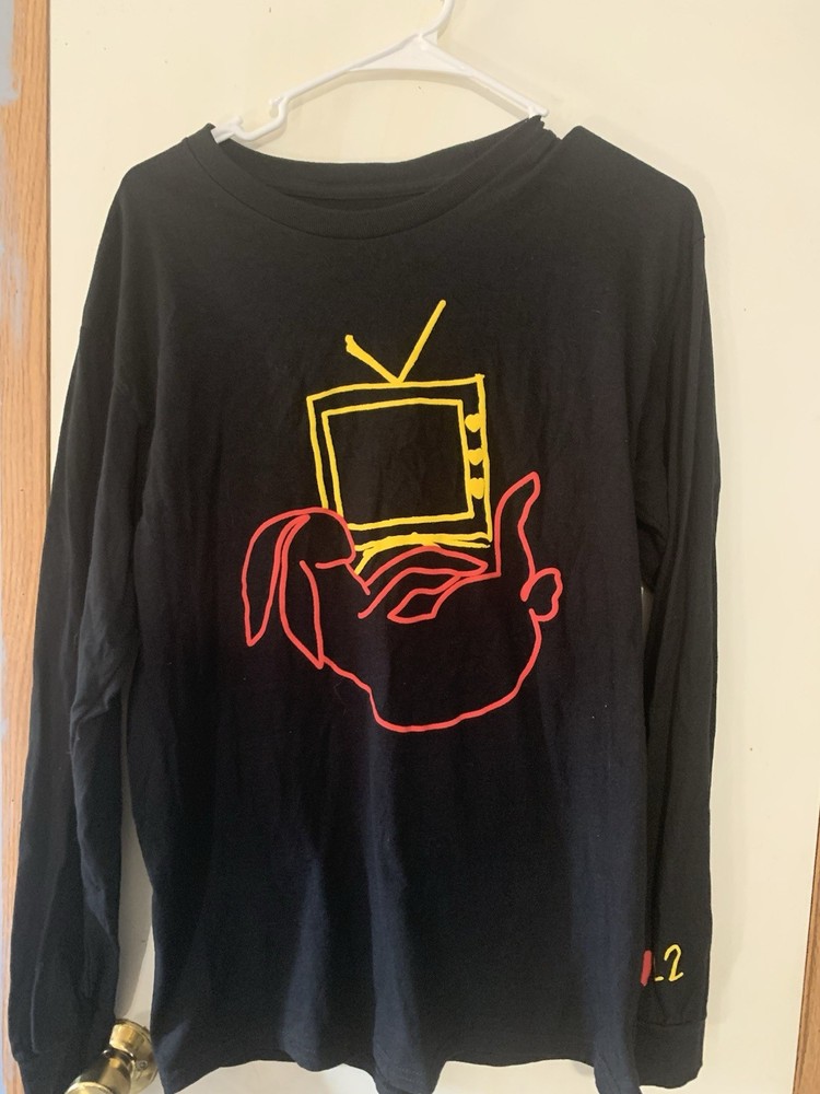 Harry Styles Love On Tour 2022 Bunny TV Puff Print Merch Concert T-Shirt Medium