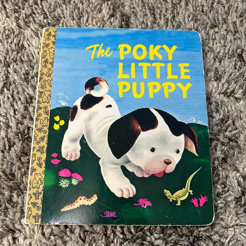 Poky Little Puppy Large Oversized Board Book Big Little Golden Book