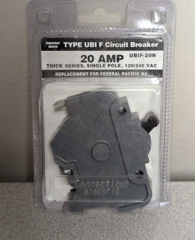 Connecticut Electric Thick 20 Amp 1/2 in 1-Pole Stab-Lok Type NA Circuit Breaker