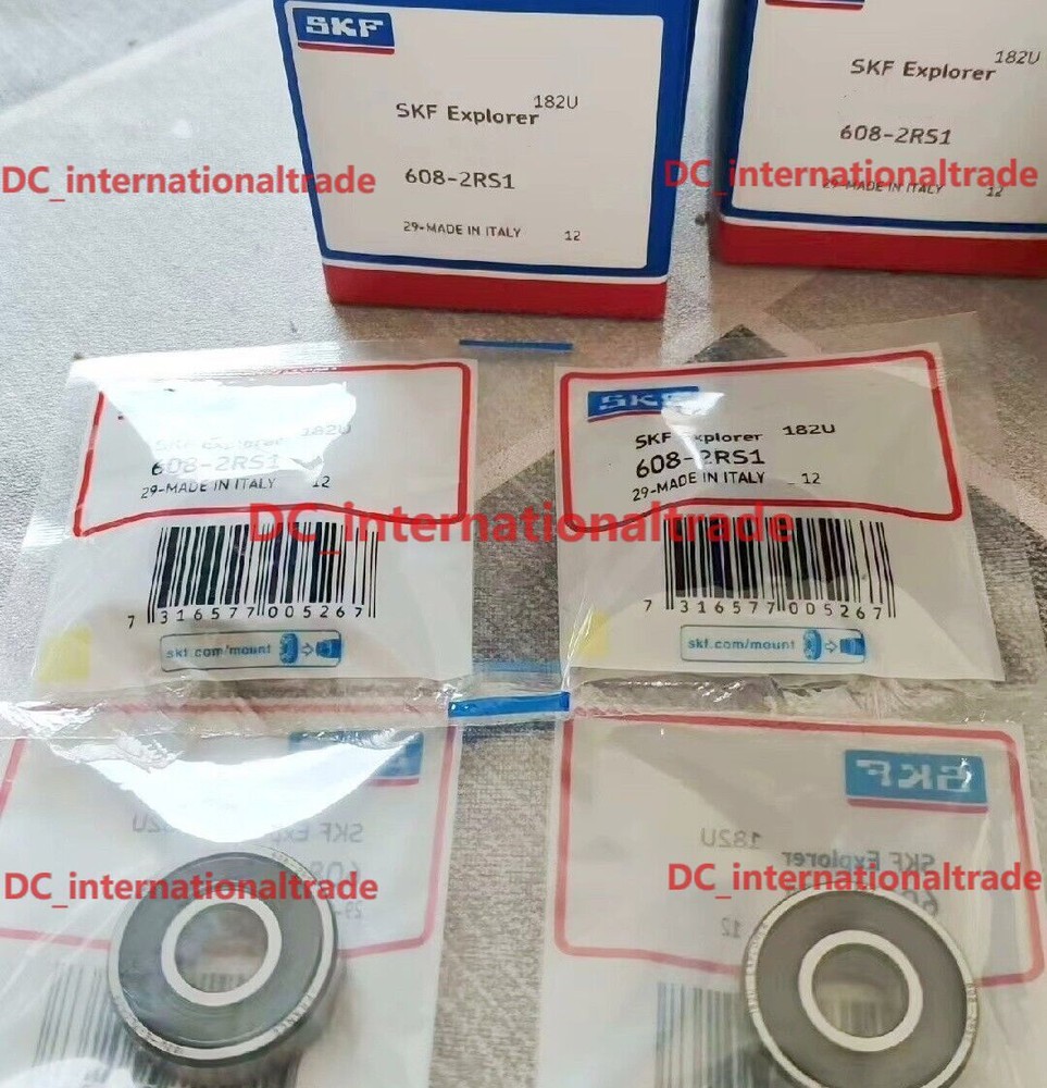 NEW SKF 608-2RS1 deep groove ball bearing 1PCS #PA