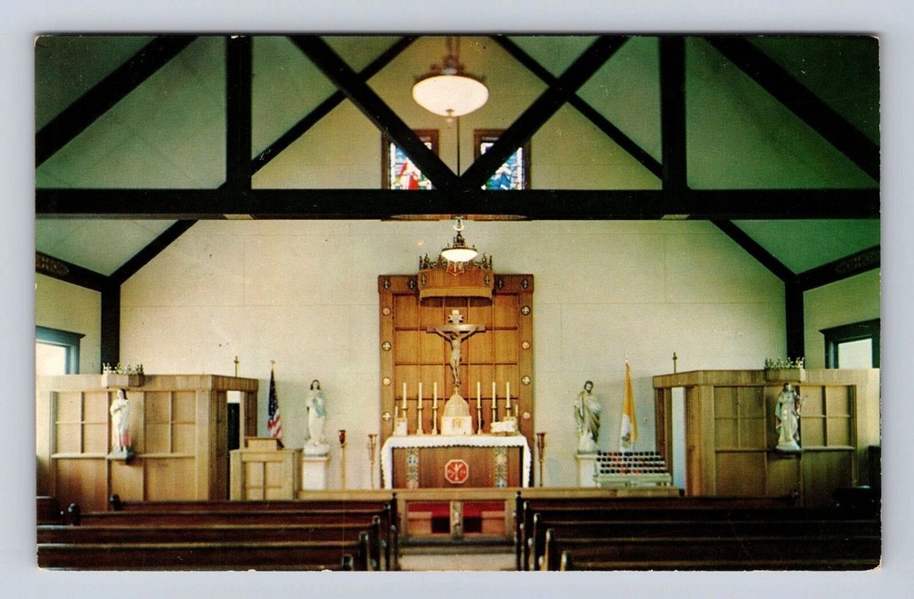 Center Ossipee NH-New Hampshire, St Joseph's Church, Antique Vintage Postcard
