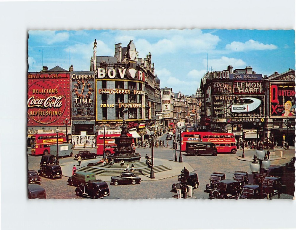Postcard Piccadilly Circus London England