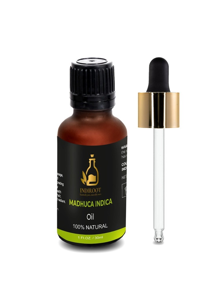 Pure Natural Madhuca Indica Carrier Oil for Skin Hair Massage 30ml