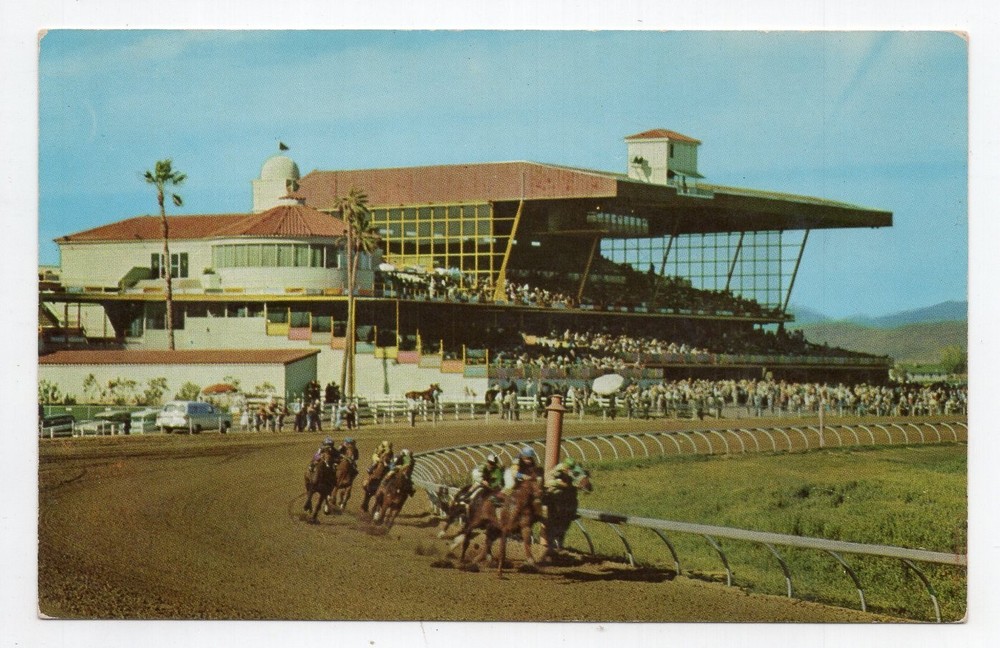 1960s? Chrome - Turf Paradise Horse Race Track, Grandstand - Phoenix, Arizona