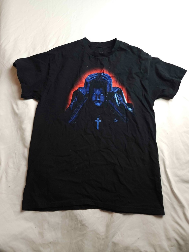 The Weeknd Starboy Shirt Mens (Medium) Black XO Graphic Tour Tee Album Music