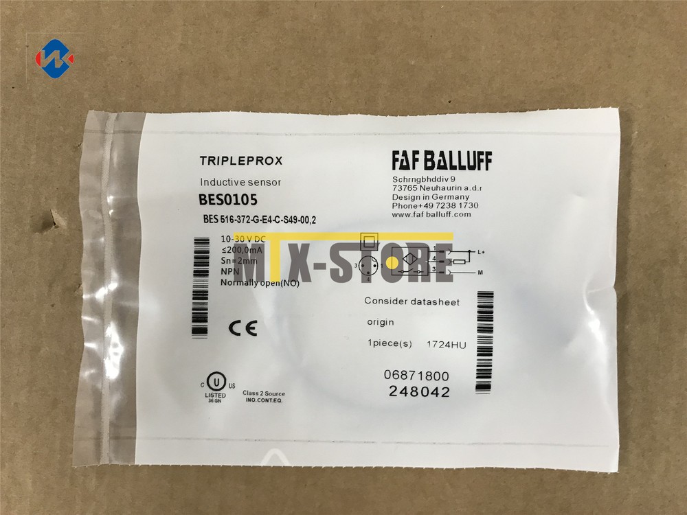 1PC Brand New BALLUFF BES-516-372-G-E4-C-S49-00,2
