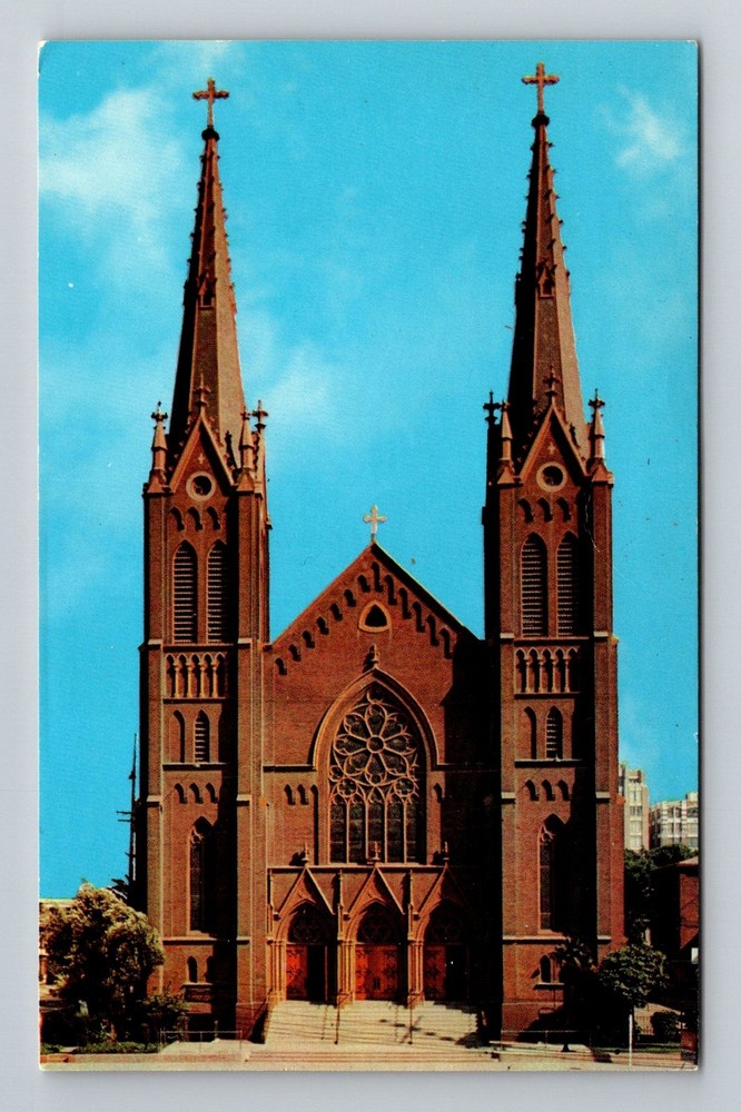 Los Angeles, CA-California, St Joseph’s Church Gothic Vintage Postcard